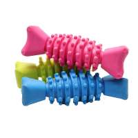 TPR rubber pet supplies solid rod bone bite resistant molar toothbrush dog chew toy