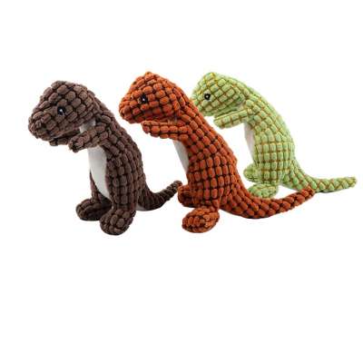 2020 New Custom Wholesale Environmental Protection and Non-toxic Dinosaur vocal puzzle pet plush toy