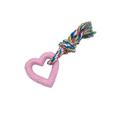 Heart Shape TPR Dog Chew Toy for Small Dog Pet Toy