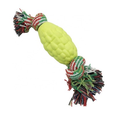 Wholesale Corn Shape Durable Rubber TPR Dog Chew Toys Molar Bite Rope Bone Pet Toys